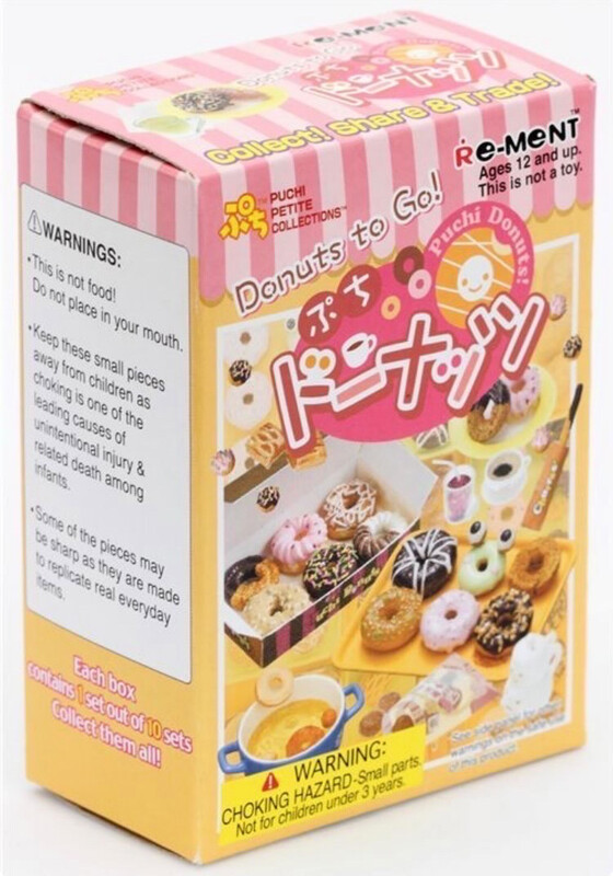 Re-ment 2006 Mini Donuts To Go Miniature RARE