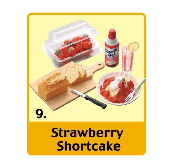 Re-ment 2006 Mini Sweets Miniature RARE, Style: #9 Strawberry Shortcake