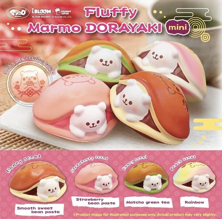 IBloom Fluffy Marmo Mini Dorayaki Squishy Toy