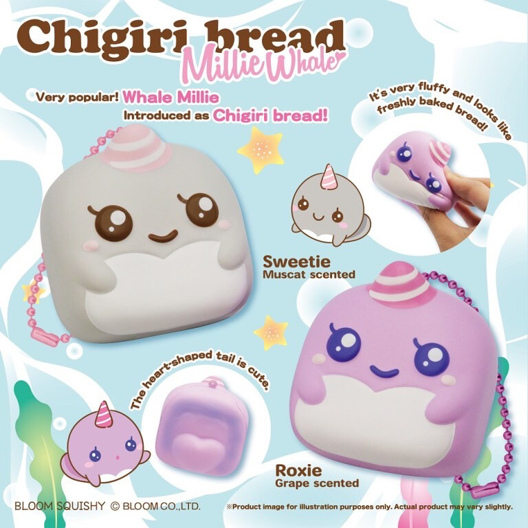 iBloom Millie Whale Chigiri Bread