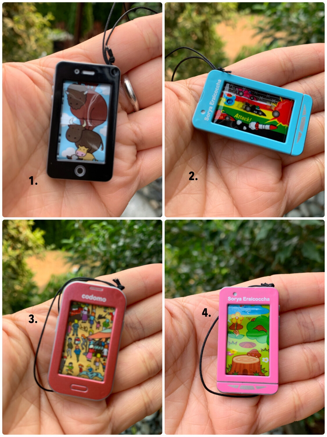 Tanaka Tomy Mini Cell Phone Strap Gashapon