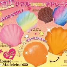 iBloom Mousse Madeleine Shell Squishy Toy