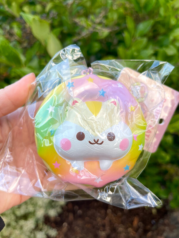 Poli Hamster in Donut Squishy Toy
