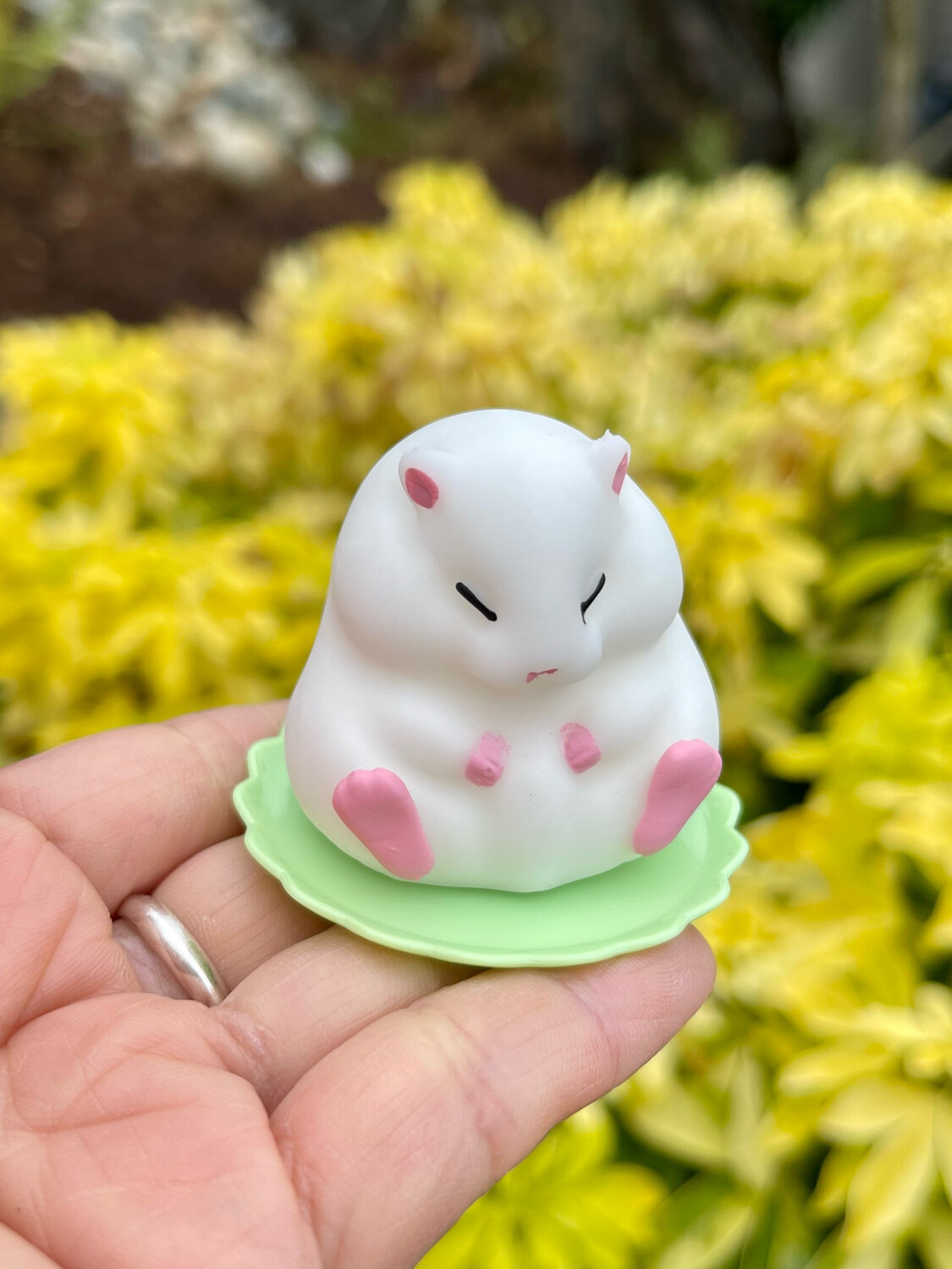 Yell Chubby Mochi Hamster Squishy Gashapon, Style: #1