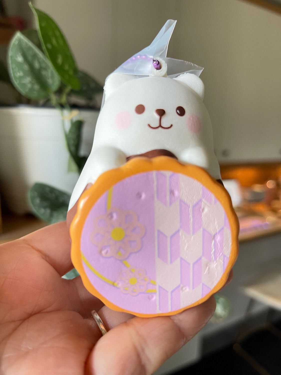 iBloom Marmo Cookie Wagara Limited Edition Squishy Toy, Style: Wa Murasaki - Purple (Chocolate scent)
