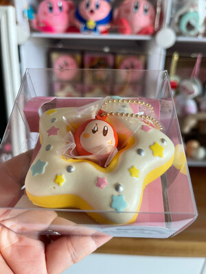 Kirby Star Donut Squishy (White Chocolate)