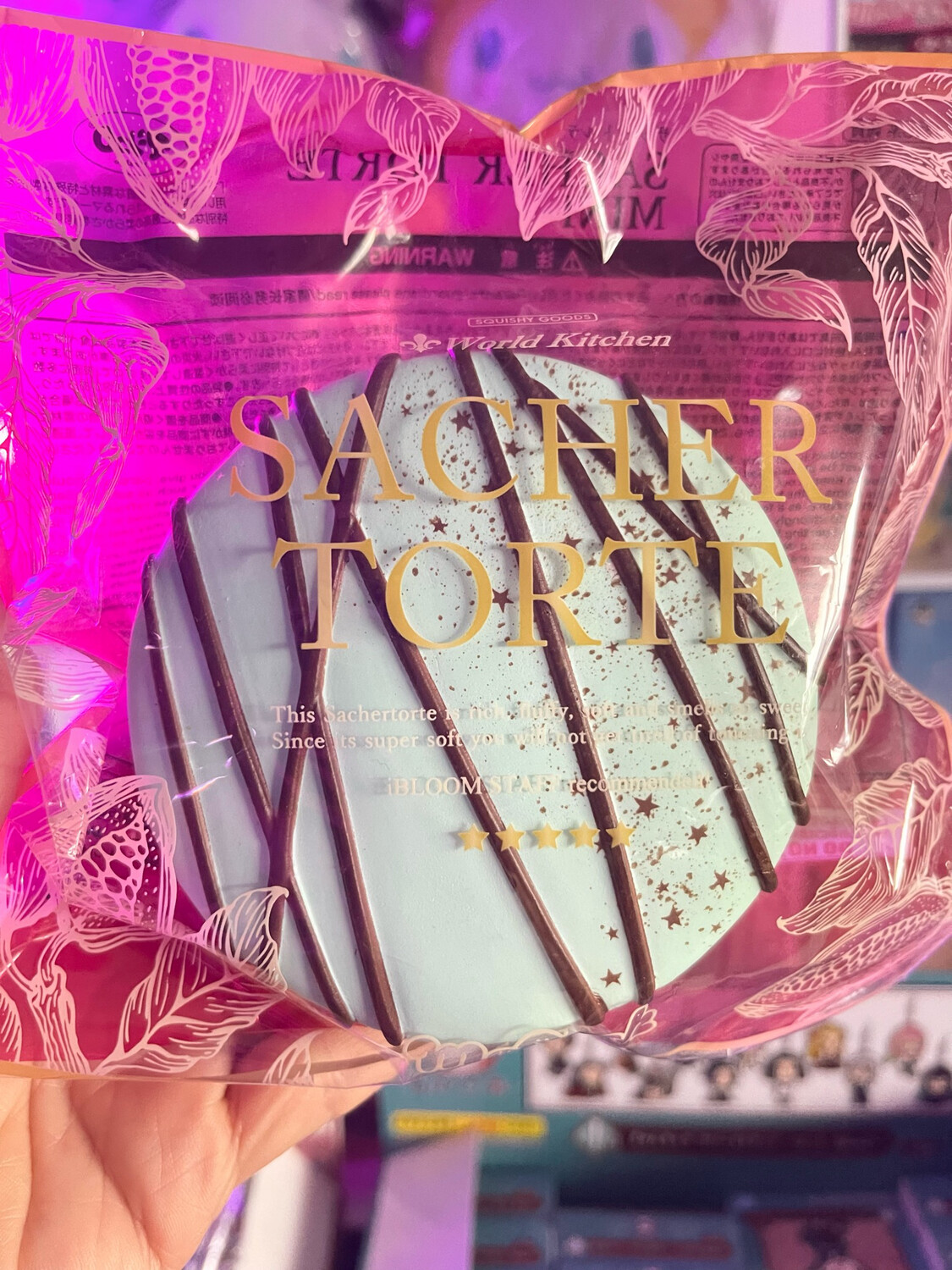 iBloom Sacher Torte Squishy Toy - Chocolate Mint (Medium)