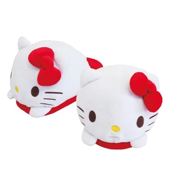 Hello Kitty Large plush Slippers (Size 9)