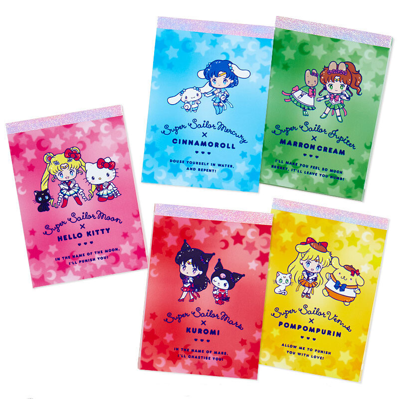 Sanrio Characters X Sailor Moon Memo Pad