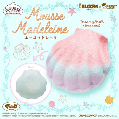 iBloom Mousse Madeleine Shell Squishy Toy - Dreamy (Limited Edition)