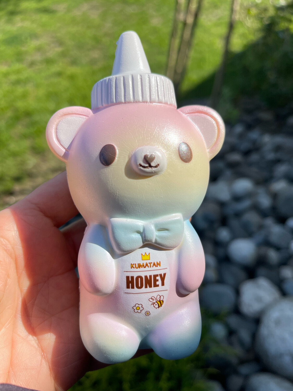 Kumatan Bear Honey Bottle Squishy