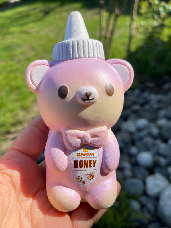 Kumatan Bear Honey Bottle Squishy