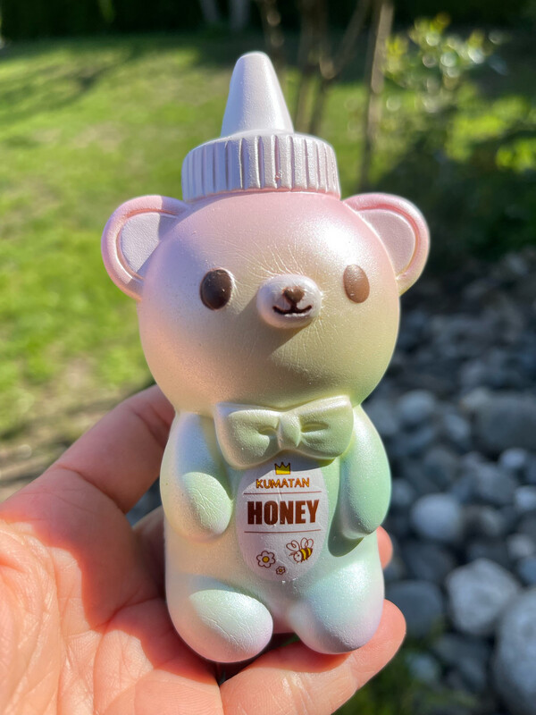 Kumatan Bear Honey Bottle Squishy