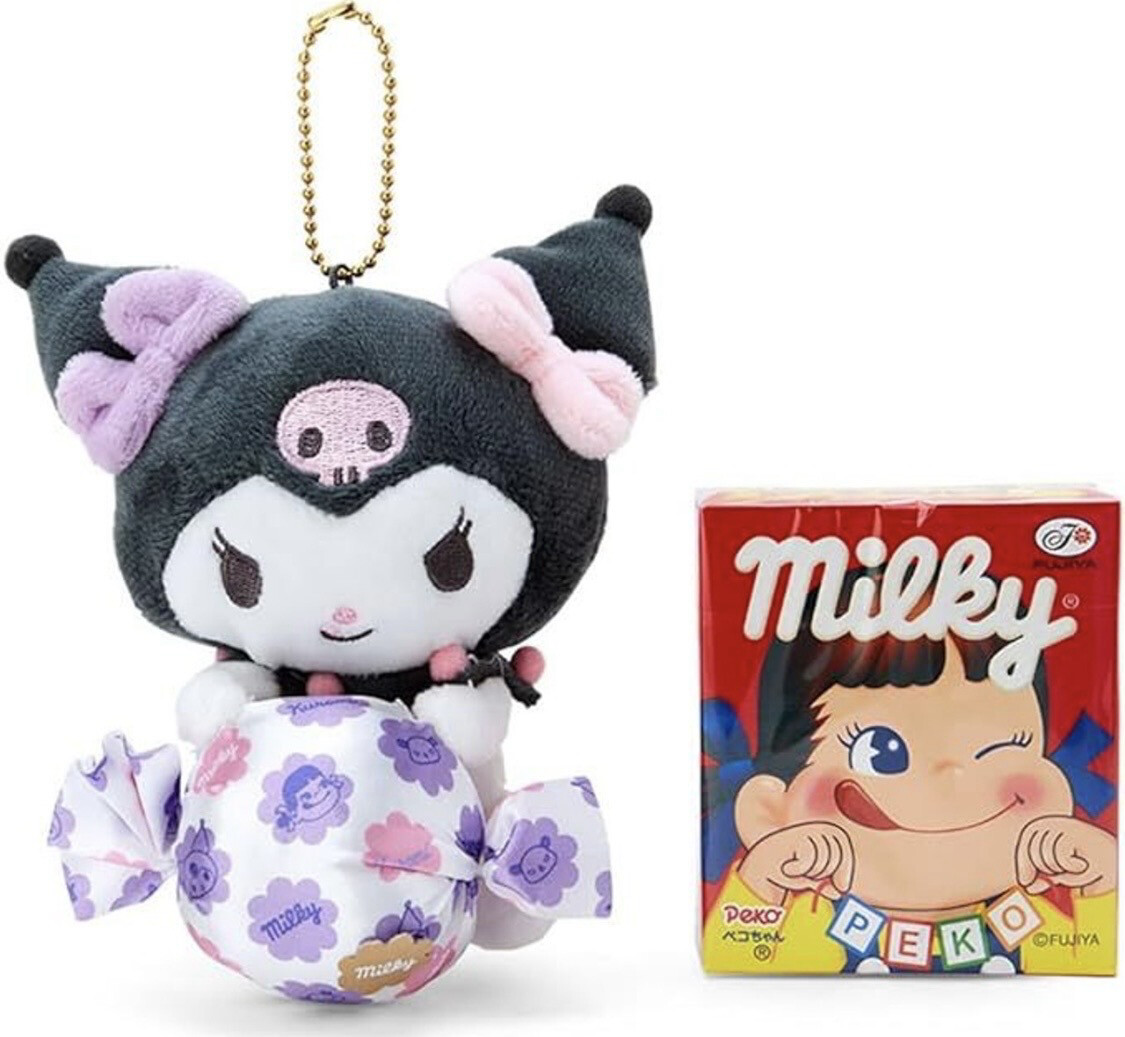 Sanrio Kuromi X Milky Plush Mascot Limited