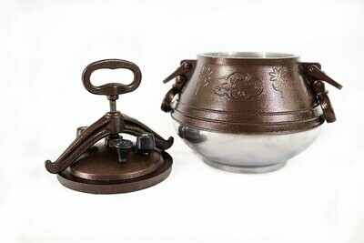 AFGHAN PRESSURE COOKER MODEL M 6.5 qt./6.2 liter capacity AFGHAN PRESSURE COOKER MODEL M 6.5 qt./6.2 liter capacity