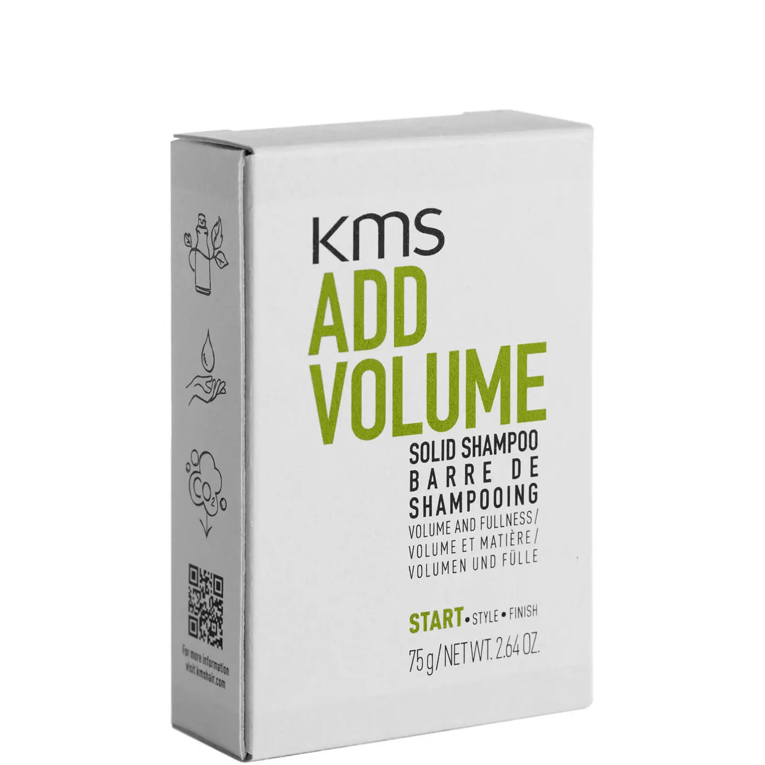 KMS Add Volume Shampoo Bar 75g