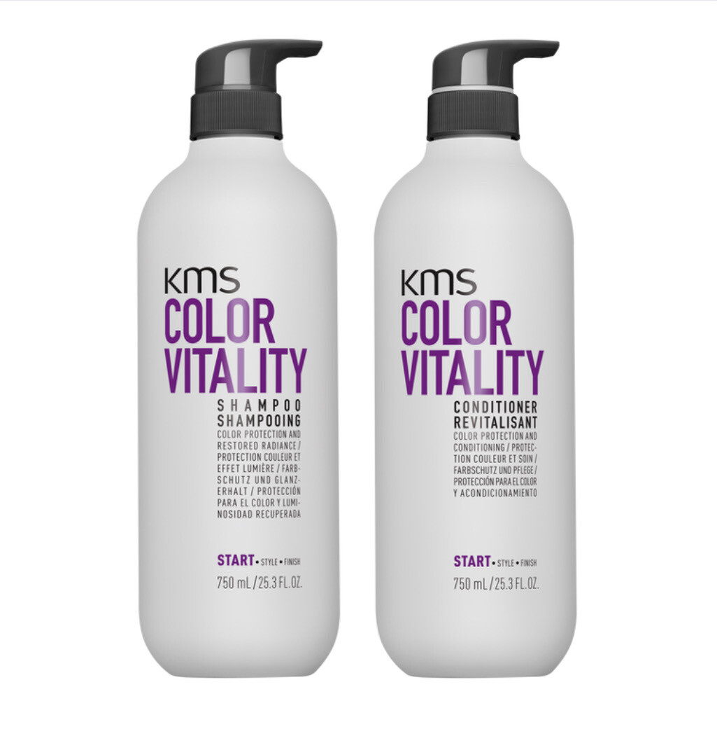KMS Color Vitality Bundle Supersize Shampoo 750ml & Conditioner 750ml KMS Color Vitality Bundle Supersize Shampoo 750ml & Conditioner 750ml