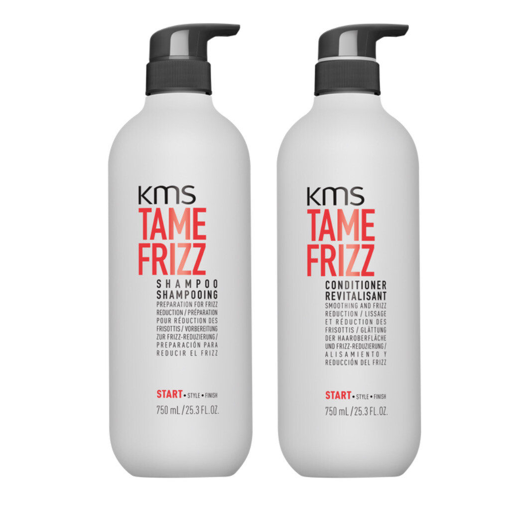 KMS Tame Frizz Bundle Supersize Shampoo 750ml &amp; Conditioner 750ml