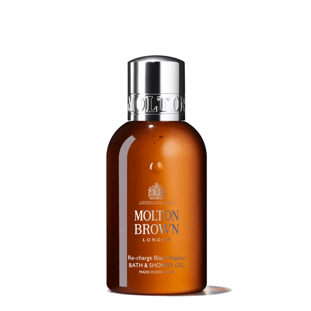 Molton Brown Re-Charge Black Pepper Bath & Shower Gel Travel Size 100ml Molton Brown Re-Charge Black Pepper Bath & Shower Gel Travel Size 100ml