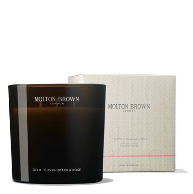 Molton Brown Delicious Rhubarb &amp; Rose Luxury Candle 600g