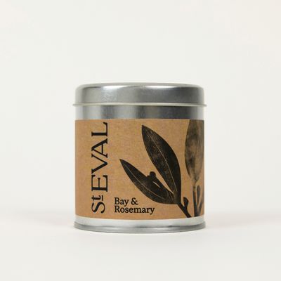 St Eval Bay &amp; Rosemary Scented Tin Candle