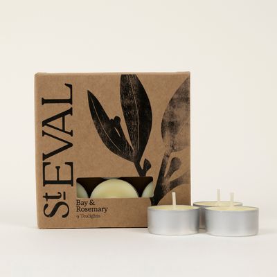 St Eval Bay &amp; Rosemary Scented Tealights