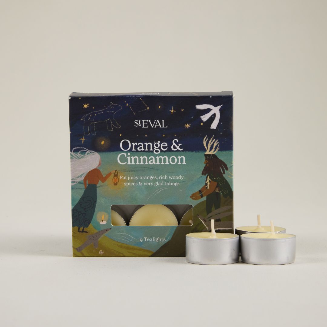 St Eval Orange &amp; Cinnamon Christmas Scented Tealights
