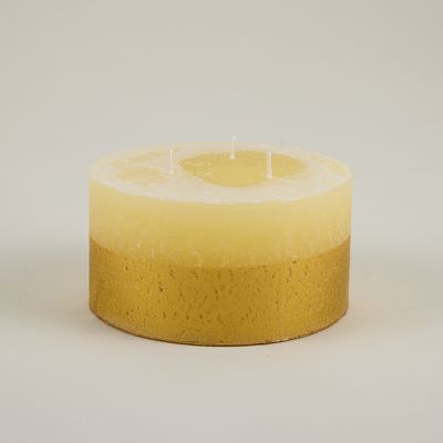 St Eval Inspiritus Gold-Dipped Multiwick Candle