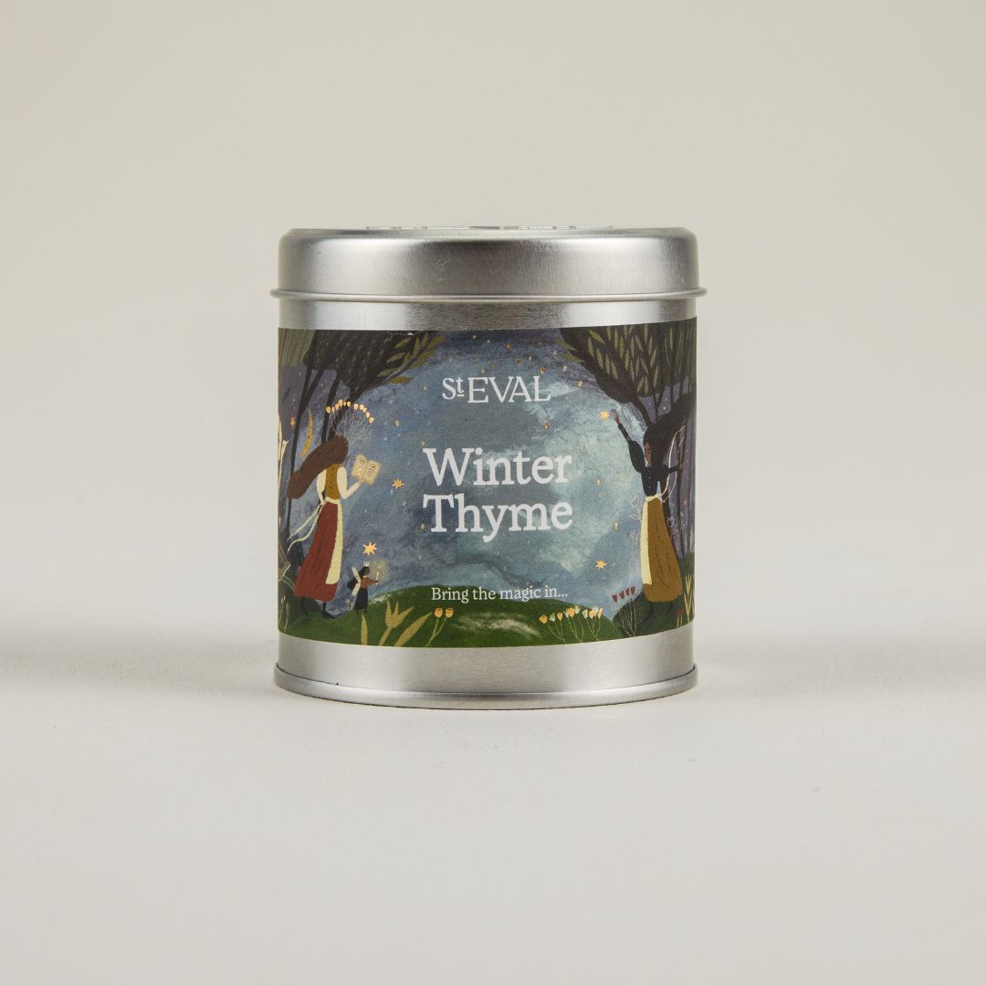 St Eval Winter Thyme Christmas Scented Tin Candle St Eval Winter Thyme Christmas Scented Tin Candle