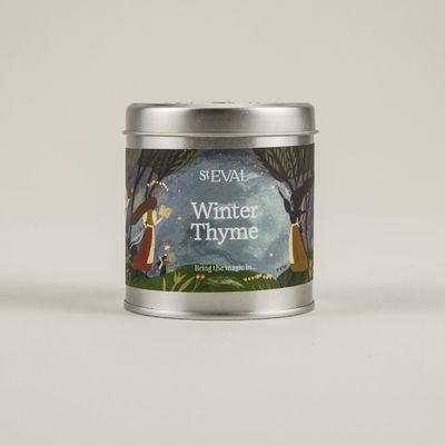 St Eval Winter Thyme Christmas Scented Tin Candle