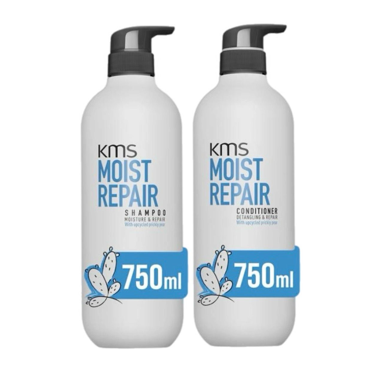 KMS Moist Repair Bundle Supersize Shampoo 750ml &amp; Conditioner 750ml