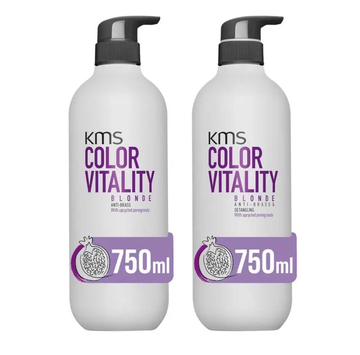 KMS Color Vitality Blonde Bundle Supersize Shampoo 750ml &amp; Conditioner 750ml