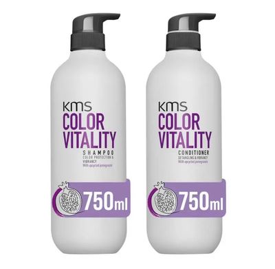 KMS Color Vitality Bundle Supersize Shampoo 750ml &amp; Conditioner 750ml