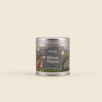St Eval Winter Thyme Christmas Scented Tin Candle