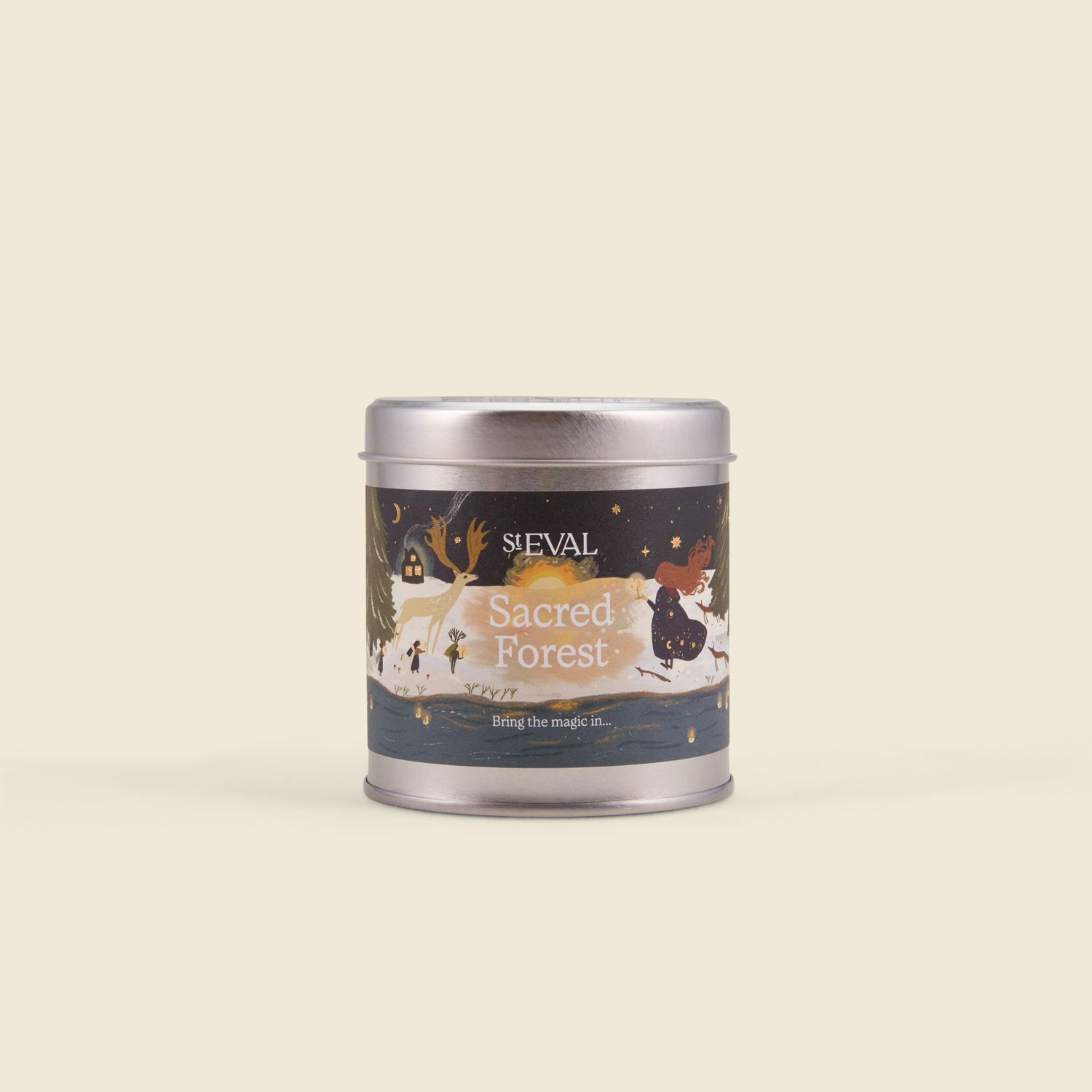 St Eval Sacred Forest Christmas Scented Tin Candle