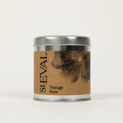 St Eval Vintage Rose Scented Tin Candle
