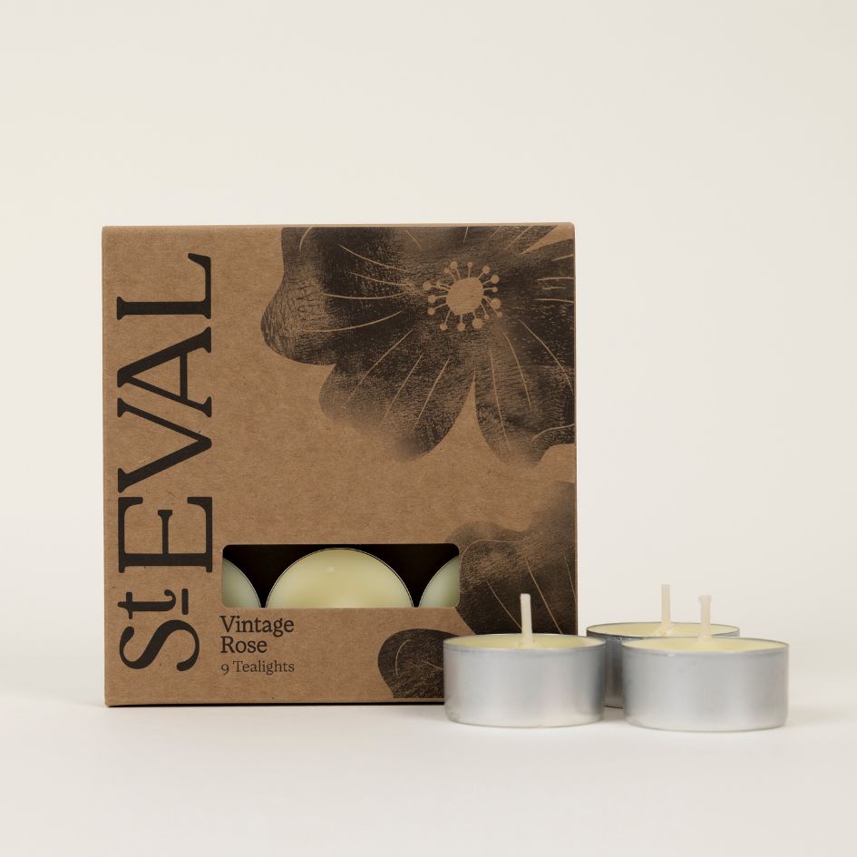 St Eval Vintage Rose Scented Tealights