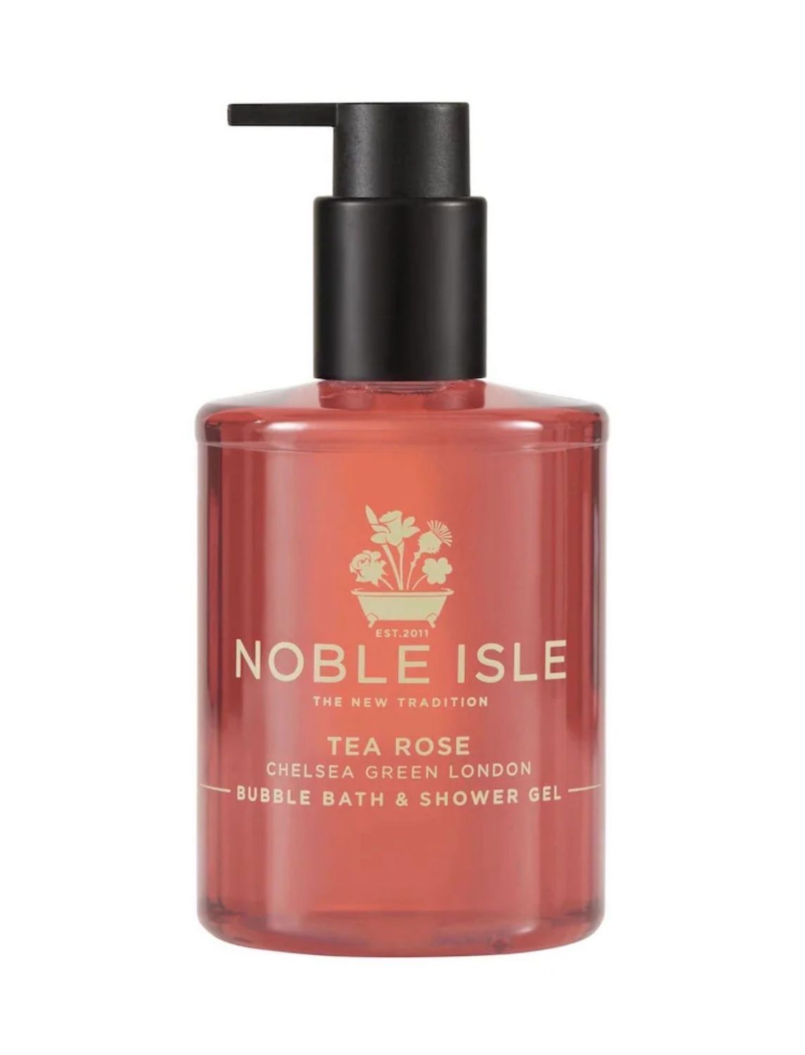 Noble Isle Tea Rose Luxury Bubble Bath &amp; Shower Gel 250ml