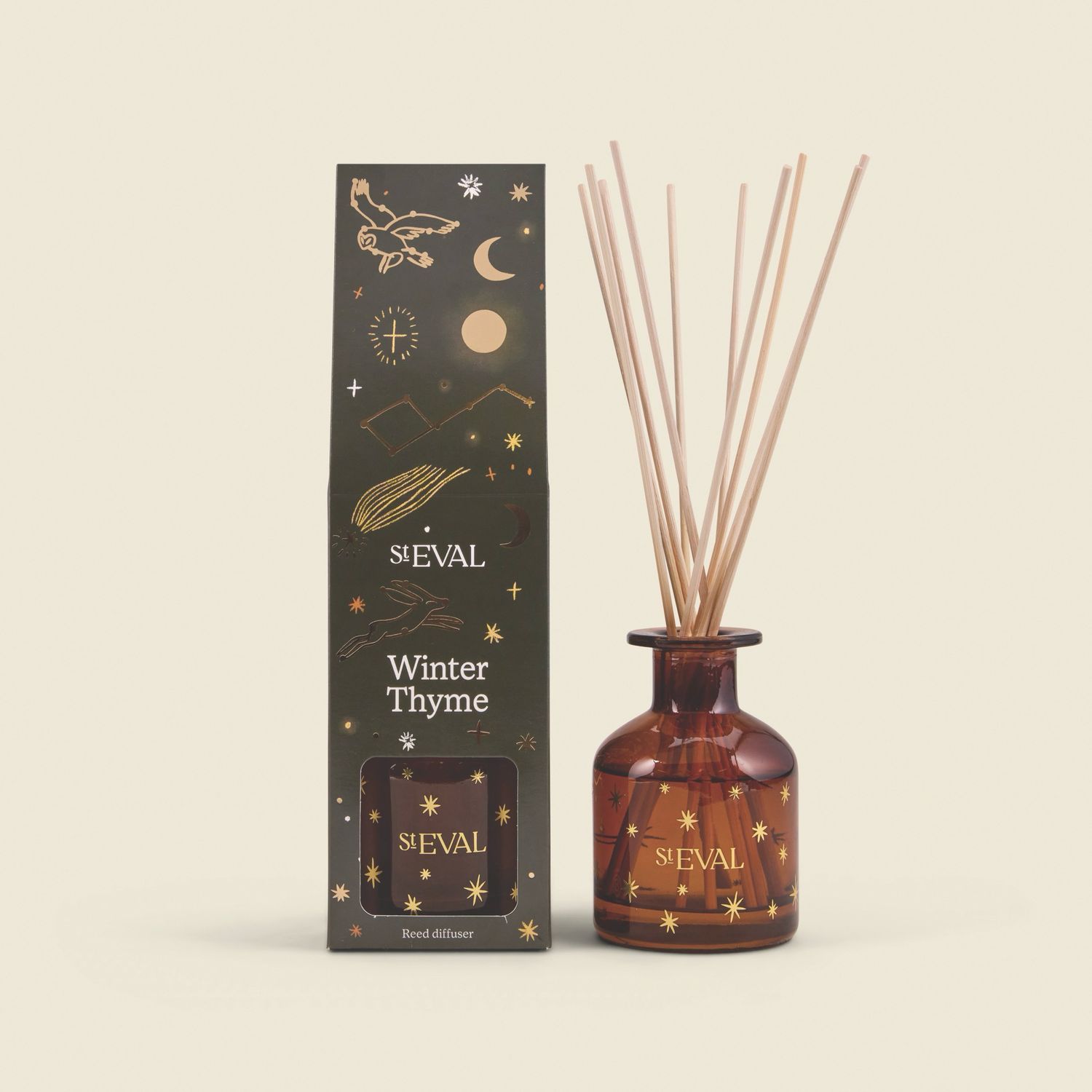 St Eval Winter Thyme Christmas Mini Reed Diffuser