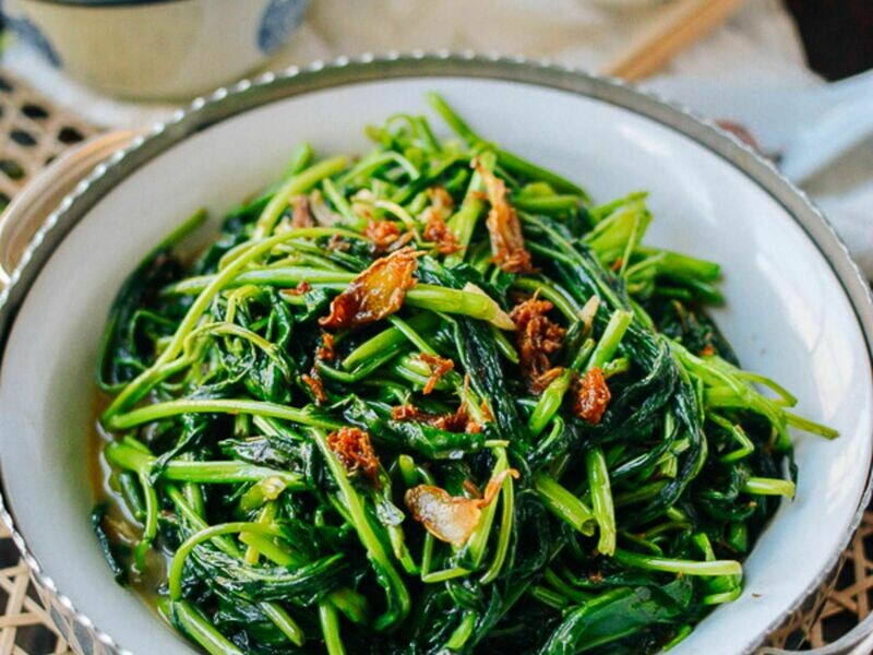 Thai Water Spinach Ching Quat Ong Choy Rau Muong