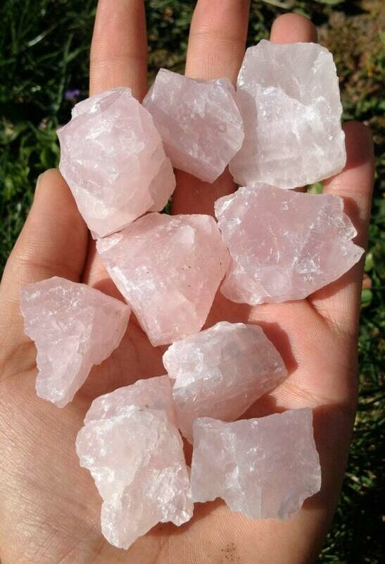 Rose Quartz Crystal chakra inner healing Gift Orb