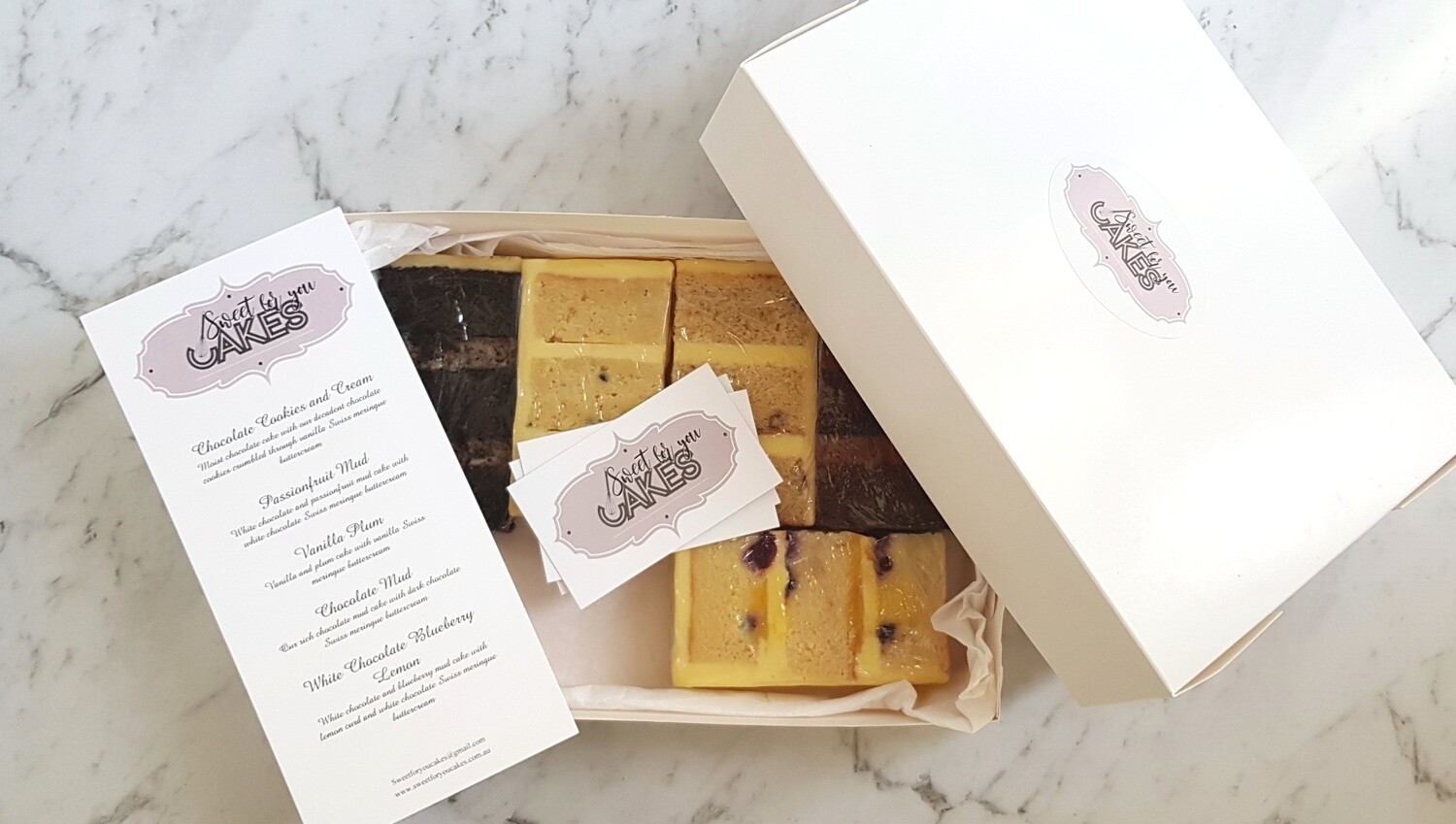 Cake Sample Box Cake Sample Box