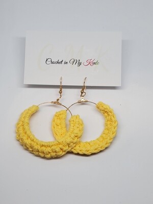 Cotton Scoop Hoops