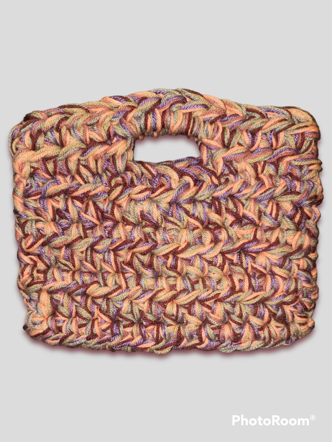 Cranberry Peach Kente Clutch