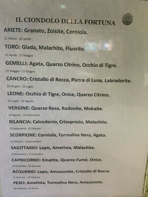IL CIONDOLO DELLA FORTUNA