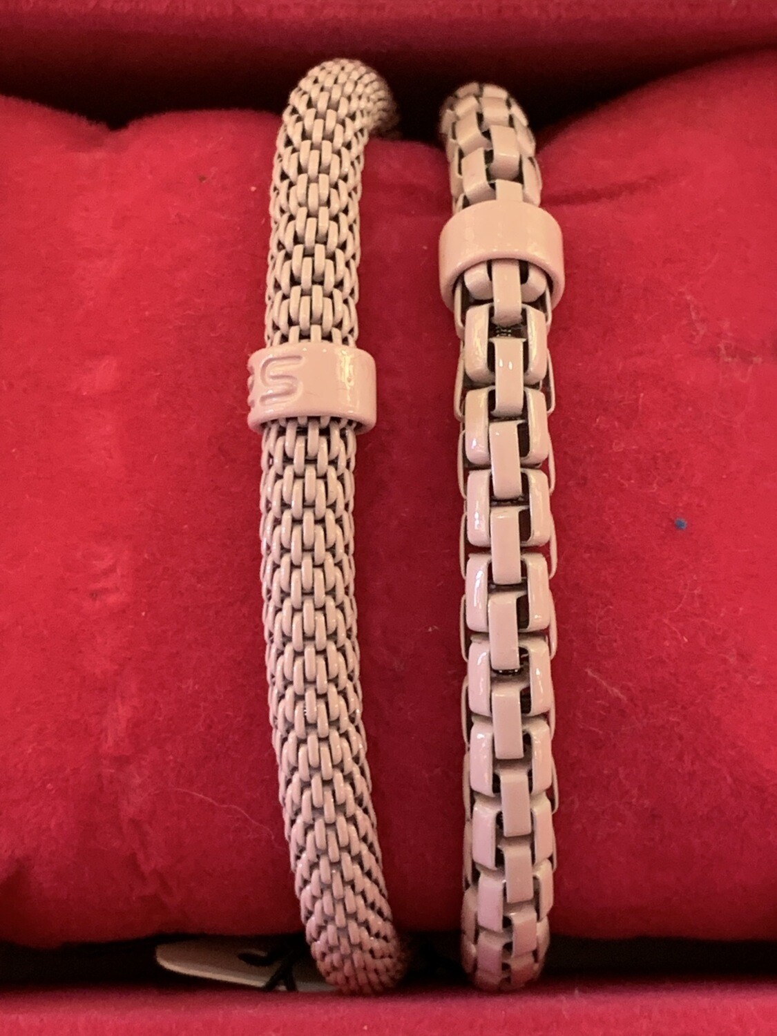 Coppia Bracciali Acciaio Silis
