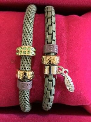 Coppia Bracciali Acciaio Silis