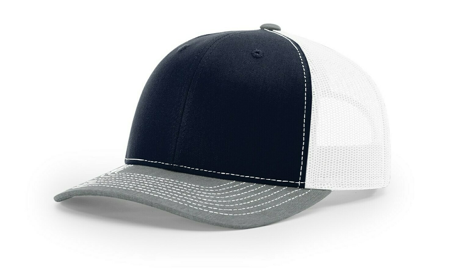 112 Tri-Colors - Navy/White/Heather Grey