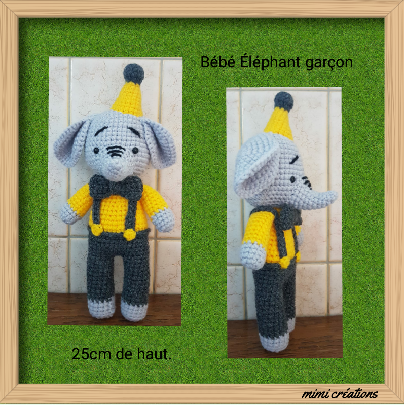 Bébé Éléphant garçon