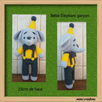Bébé Éléphant garçon